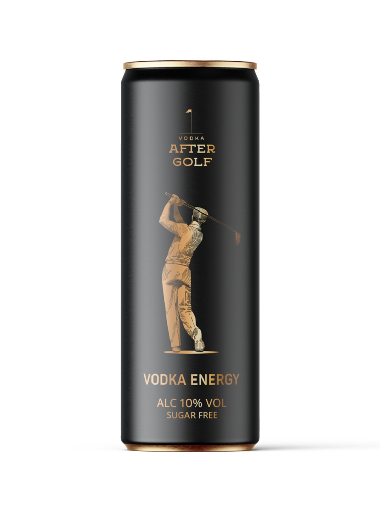 Vodka After Golf - render puszki energy