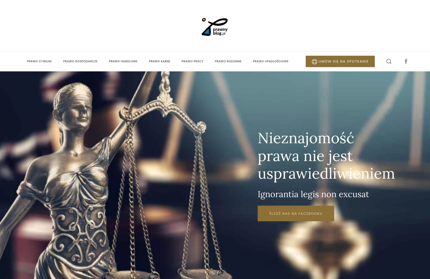 Blog prawnyblog.pl Kancelarii LEGATO - strona główna po migracji